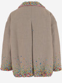 Pero Linen Jacket With Beads