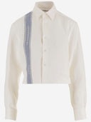 Jw Anderson Crop Linen Shirt