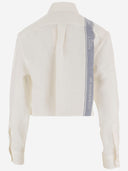 Jw Anderson Crop Linen Shirt