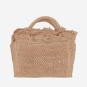 Ibeliv Rafia And Cotton Tote Bag