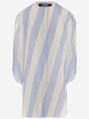 Jacquemus Cotton Shirt With Striped Pattern