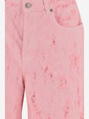 Haikure Bonnie Bull Destroy Short Jeans In Cotton