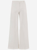 Ql2 Donna Stretch Cotton Trousers