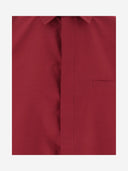 Camisa de mezcla de algodón con volante en la espalda de Sa Su Phi