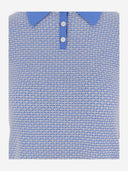 Guest In Residence Shrunken Cashmere Pique Polo Shirt