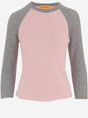 Guest In Residence Two Tone Cashmere Sweater