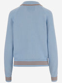 Guest In Residence Cotton And Cashmere Varsity Jacket