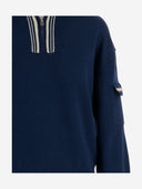 Guest In Residence Cotton And Cashmere Jib Sweater