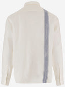 Jw Anderson Linen Shirt With Linen Shirt With Logo