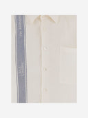 Jw Anderson Linen Shirt With Linen Shirt With Logo