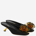 Salvatore Ferragamo Fabric Sculpted Heel Pumps