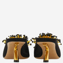 Salvatore Ferragamo Fabric Sculpted Heel Pumps