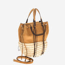 Sac Boléro Cuba Lab En Daim Et Rafia