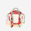 Cuba Lab Habanera Leather And Rafia Bag