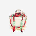 Cuba Lab Habanera Leather And Rafia Bag