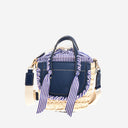 Cuba Lab Habanera Leather And Rafia Bag