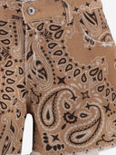 Don't @ Me Short Cotton Jeans With Bandana Print