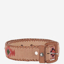 Waitz Leather And Fabric Belt