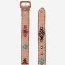 Waitz Leather And Fabric Belt