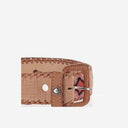 Waitz Leather And Fabric Belt