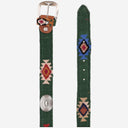 Waitz Leather And Fabric Belt
