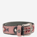 Waitz Leather And Fabric Belt