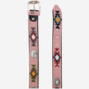 Waitz Leather And Fabric Belt