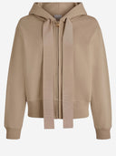 Patou Gg Zipped Cotton Sweatshirt