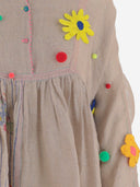 Pero Floral Print Linen Dress