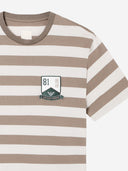 Emporio Armani Striped Cotton T Shirt