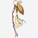 Cuba Lab Leather And Fabric Keyring