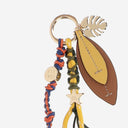 Cuba Lab Leather And Fabric Keyring
