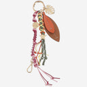 Cuba Lab Leather And Fabric Keyring