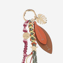 Cuba Lab Leather And Fabric Keyring