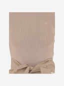 Patou Cotton Blend T Shirt With Bow Detail
