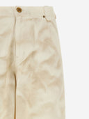 Willy Chavarria Bad Boy Cotton Jeans With A Wrinkled Texture