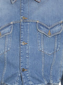 Giacca in denim di cotone Versace
