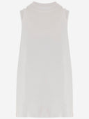Darkpark Baumwoll-Tanktop mit taillierter Unterlage