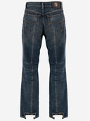 Jeans Versace in denim di cotone