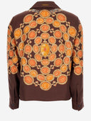 Versace Printed Silk Shirt