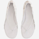 Jacquemus Leather And Fabric Sandals With Cut Out Details