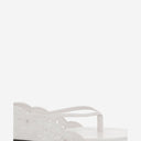 Jacquemus Leather And Fabric Sandals With Cut Out Details