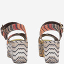 Missoni Platform Sandals In Viscose Blend