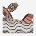 Missoni Platform Sandals In Viscose Blend