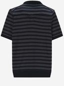 Polo Hugo Boss in misto cotone a righe