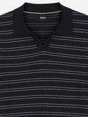 Polo Hugo Boss in misto cotone a righe
