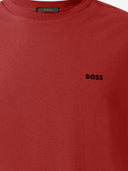Hugo Boss Stretch Cotton T Shirt With Logo