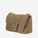 Pinko Love Bag One Slouchy Suede Bag