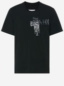 Maison Margiela Cotton T Shirt With Adhesive Strip