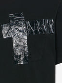 Maison Margiela Cotton T Shirt With Adhesive Strip